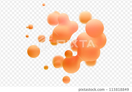 3d liquid vector set. 3d liquid vector set. 113818849