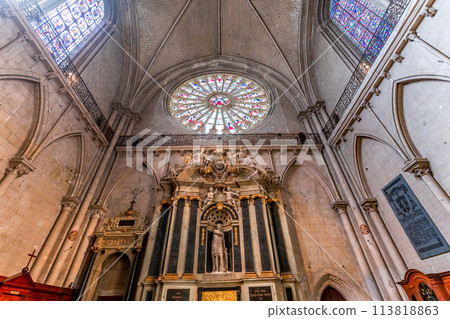 Saint  maurice cathedral, Angers, Loire valley, France 113818863