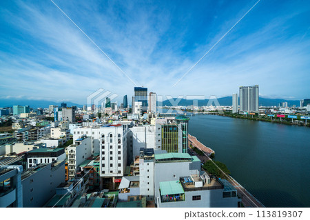 越南峴港的城市景觀，白天 113819307