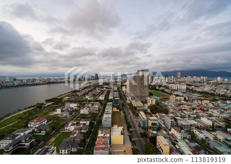 越南峴港的城市景觀，白天 113819319