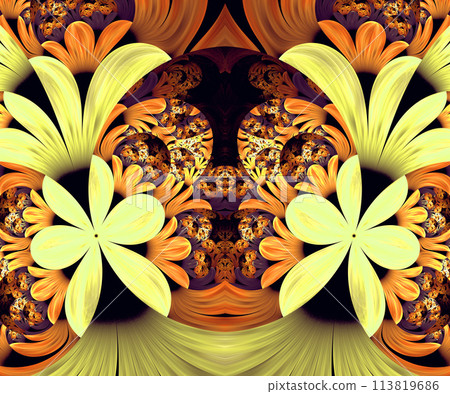 Computer generated abstract colorful fractal artwork Computer generated abstract colorful fractal artwork 113819686