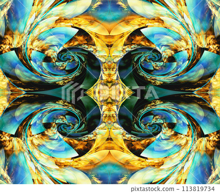 Computer generated abstract colorful fractal artwork Computer generated abstract colorful fractal artwork 113819734
