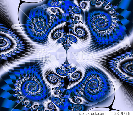 Computer generated abstract colorful fractal artwork Computer generated abstract colorful fractal artwork 113819736