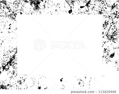 Black and white grunge. Distress overlay texture. Abstract surface dust and rough dirty wall background concept. Distress illustration simply place over object to create grunge effect. Vector EPS10. 113820498