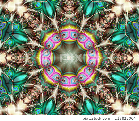 Computer generated abstract colorful fractal artwork Computer generated abstract colorful fractal artwork 113822004