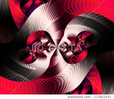 Computer generated abstract colorful fractal artwork 113822031