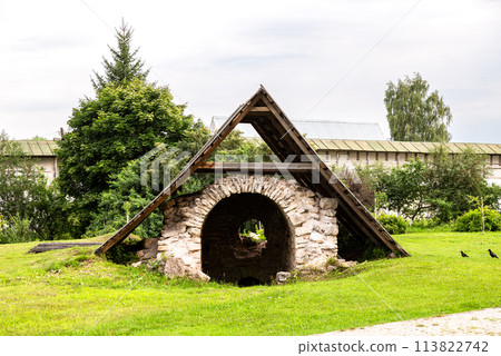 Glacier cellar at Monastery of Sts. Boris and Gleb (Borisoglebsky monastery) in Torzhok, Russia 113822742