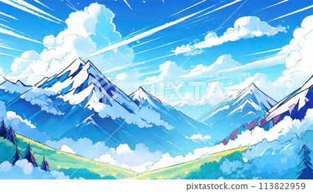 夏天的山脈 夏天的山脈 113822959