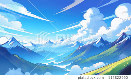 夏天的山脈 113822960