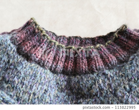 Hand-knitted sweater Hand-knitted sweater 113822995