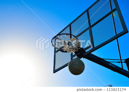 Basketball goal Basketball goal 113823174