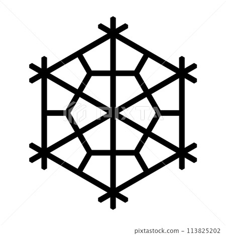 Design element based on Japanese craft Kumiko zaiku 113825202