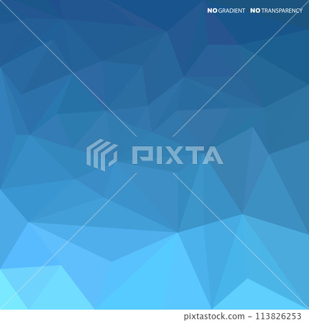 Blue abstract background with geometric shapes. 113826253