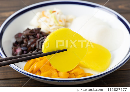 泡菜木紋背景 泡菜木紋背景 113827377