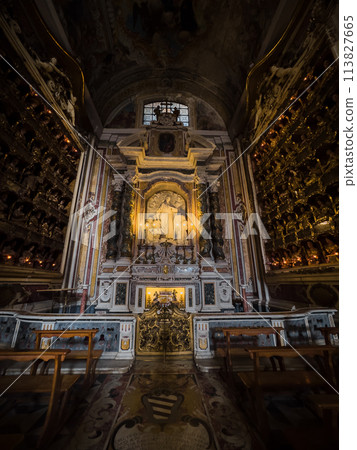 The Chapel Dedicated To A Saint In A Church The Chapel Dedicated To A Saint In A Church 113827665