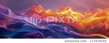 Majestic Mountain Under Sky 113829588