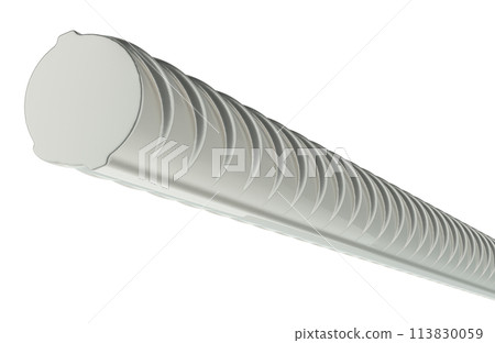 Construction armature bar, 3D rendering 113830059