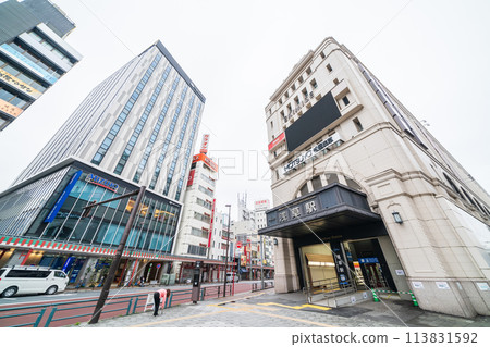 Scenery of Asakusa Station in Tokyo Scenery of Asakusa Station in Tokyo 113831592