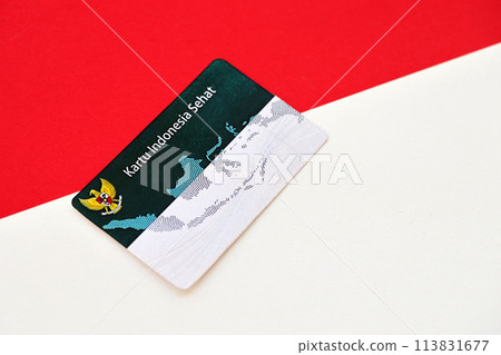 Indonesian KIS Healthy Indonesia card originally called Kartu indonesia sehat. Used for medical insurance Indonesian KIS Healthy Indonesia card originally called Kartu indonesia sehat. Used for medical insurance 113831677