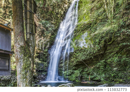 Biwa Falls near the Kazurabashi Bridge in Iya 113832773