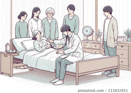 Home medical care/visiting care 113832851