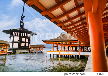 Hiroshima Itsukushima Shrine East Corridor 113833603