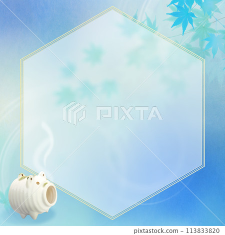 Summer Japanese style frame 113833820