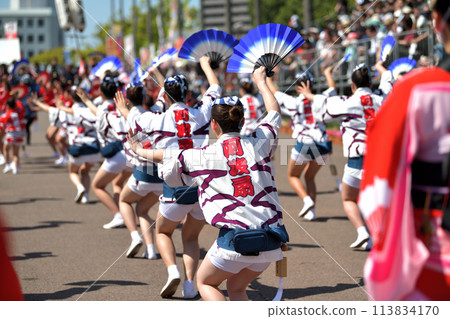 德島市阿波舞春節「花春節」名婦歡樂舞 德島市阿波舞春節「花春節」名婦歡樂舞 113834170