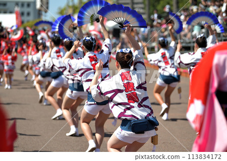 德島市阿波舞春節「花春節」名婦歡樂舞 德島市阿波舞春節「花春節」名婦歡樂舞 113834172