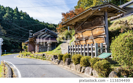 Scenery of Owakujuku on the old Nakasendo road 113834499