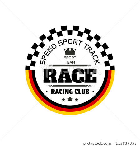 White Germany racing emblem 113837355