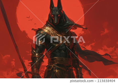 god Anubis 113838404