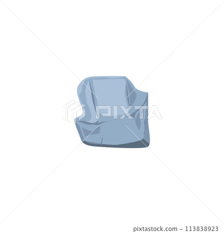 Isolated cobblestone in cartoon style. Vector illustration. Isolated cobblestone in cartoon style. Vector illustration. 113838923
