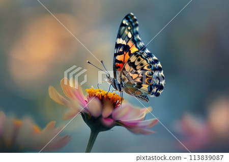 Butterfly on the Flower, Generative AI 113839087