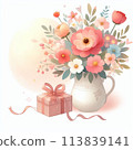 Recommended flower illustrations for Mother's Day etc. 113839141