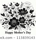 Recommended flower illustrations for Mother's Day etc. 113839143