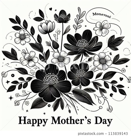 Recommended flower illustrations for Mother's Day etc. 113839143