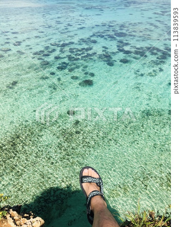 A beautiful sea of Okinawa 113839593