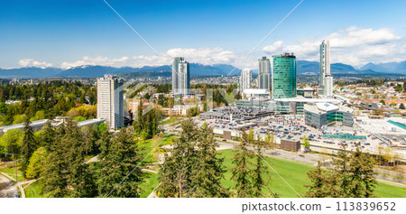 Buildings in Surrey Central, Greater Vancouver, BC, Canada 113839652