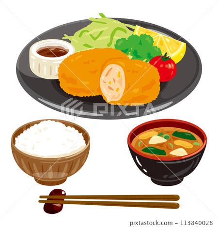 奶油炸丸子套餐 113840028