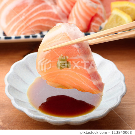 三文魚生魚片 三文魚生魚片 113840068