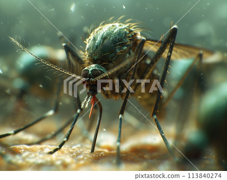insect mosquito macro 113840274