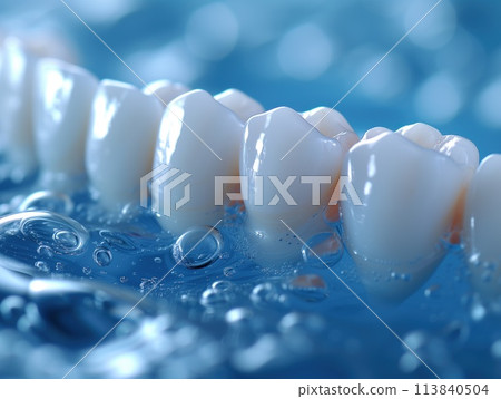 oral care teeth close up 113840504