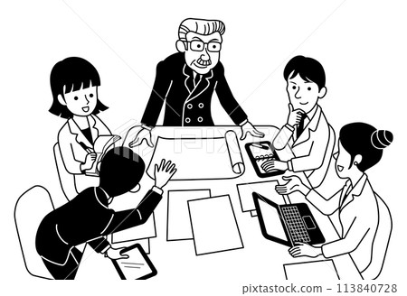 Business meeting scene 113840728