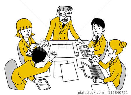 Business meeting scene 113840731