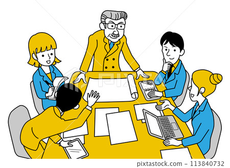 Business meeting scene 113840732