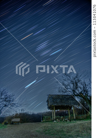 The night sky seen from Shikadayama Footpath The night sky seen from Shikadayama Footpath 113841076
