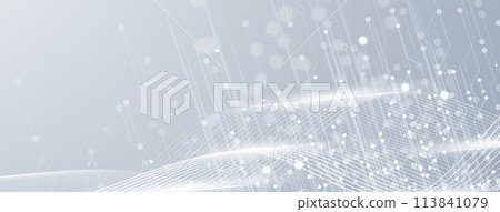 Technology abstract futuristic background for internet business. Big data concept. 113841079