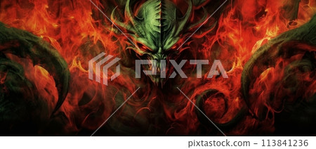 evil demon in hell evil demon in hell 113841236