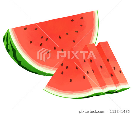 Cut red watermelon 113841485